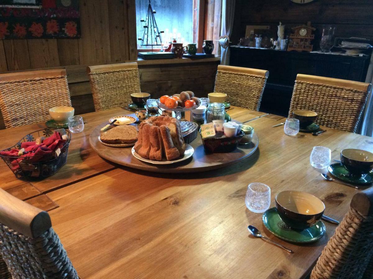 Chambre D'Hotes La Ferme D'En Bas Samoëns Zewnętrze zdjęcie