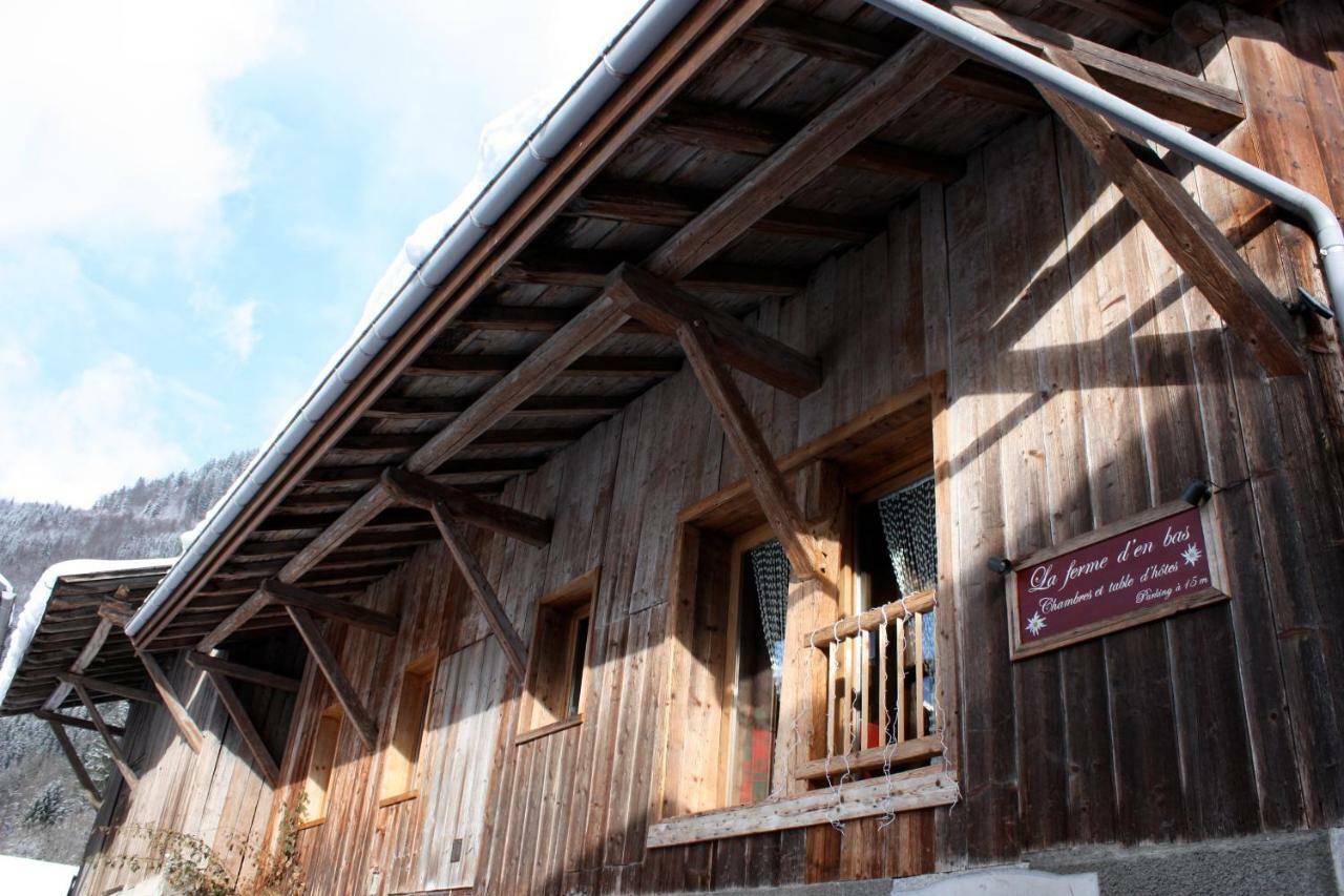 Chambre D'Hotes La Ferme D'En Bas Samoëns Zewnętrze zdjęcie